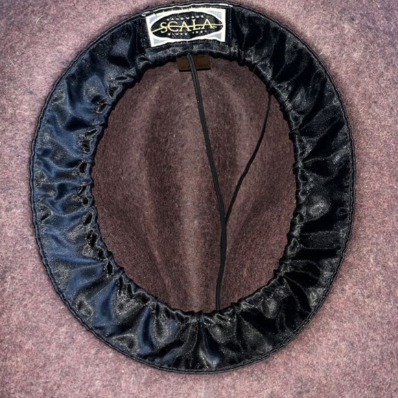 Scala Felt Safari Fedora Hat - Picture 3 of 6